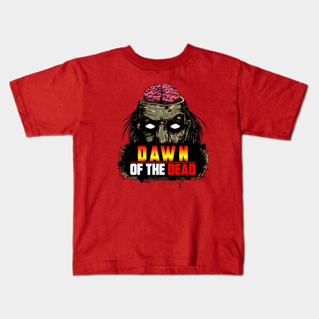 DAWN OF THE DEAD Kids T-Shirt by theanomalius_merch